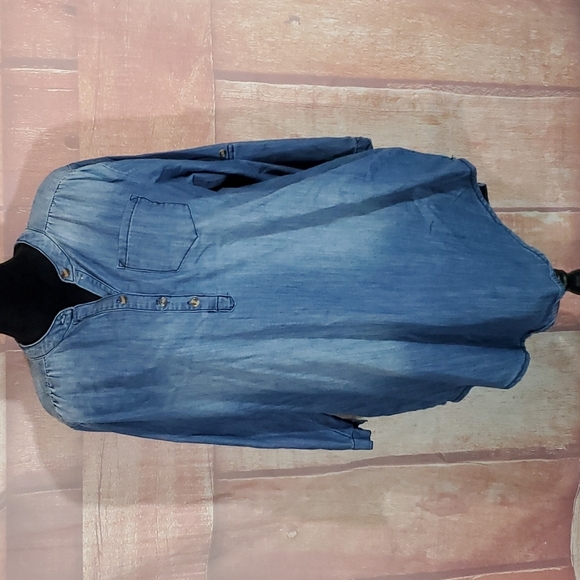 Judy Blue Denim Tunic - Picture 1 of 6